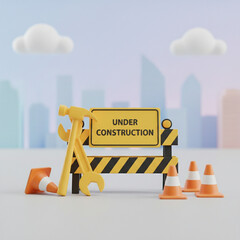 under construction background