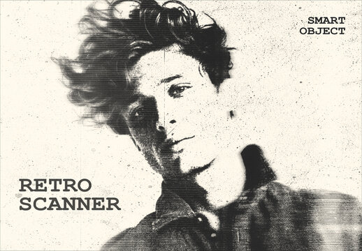 Retro Scanner Photo Effect