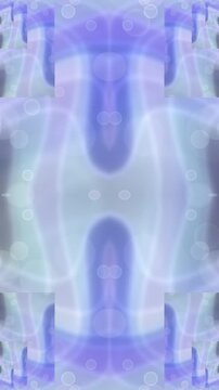 Abstract purple and blue motion graphics background with symmetrical design