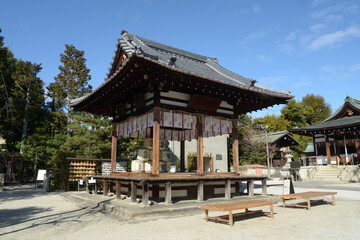 わら天神宮　拝殿　京都市北区衣笠天神森町