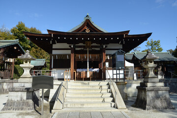 わら天神宮　本殿　京都市北区衣笠天神森町