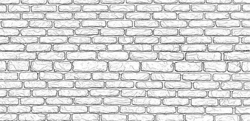 Obraz premium A close-up view of a white brick wall texture, showcasing its architectural details and pattern.