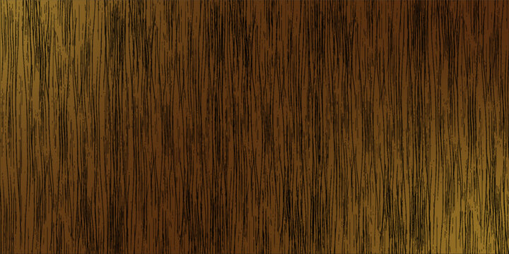 Grunge brown wood bark, seamless distressed scratched 3D illustration realistic panel