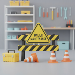 under construction concept