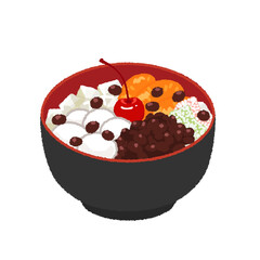 あんみつのイラスト