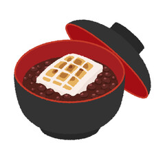 ぜんざいのイラスト