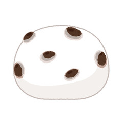 豆大福のイラスト