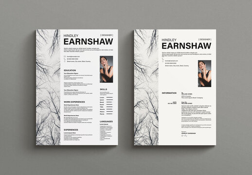 Creative Resume Layout