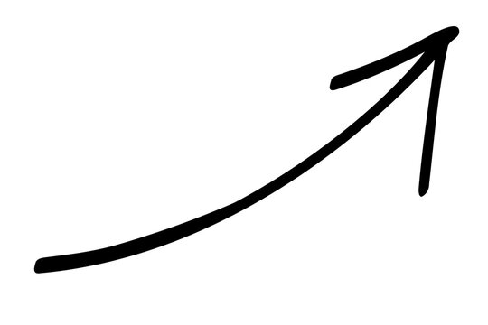 Thin arrow element design. Arrow illustration design