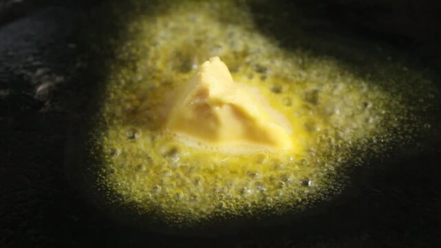 melt butter in a frying pan