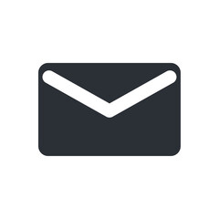 封筒のアイコン メールを表すシンプルなメッセージマーク
