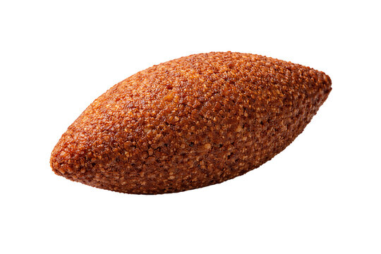 Brazilian kibbeh kibe fried snack isolated PNG transparent background