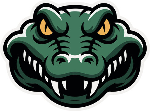   Crocodile head animal mascot