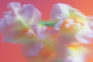 抽象的, ぼかし, フラワーアート, 花, 柔らかい色, パステルカラー, アート写真, 背景用, 穏やか, やさしい雰囲気, ドリーミー, ピンク, オレンジ, ライトブルー, 霞んだ, 美しい背景, ふんわり, 柔らかい, 植物, 自然, 風景, 静けさ, 癒し, ソフトフォーカス, スローフォト, 花びら, 春, 芸術的, エレガント, グラデーション, ロマンチック, クリーン, ミニマル