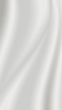 White silk fabric texture background, smooth elegant satin cloth wavy folds, luxury abstract for wedding or cosmetic products. heavy grainy texture. Vertical template layout poster.