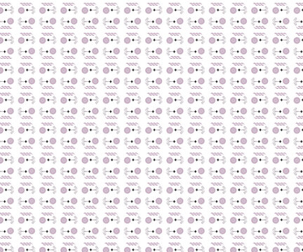 Elegant Floral Spiral Seamless Pattern Background