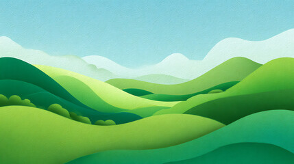 landscape with mountains