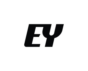 Obraz premium EY Logo Design. EY