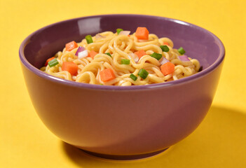 instant noodles on bawl