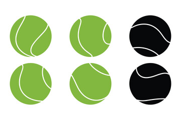 Fototapeta premium Tennis Ball Designs, various modern sport concept illustrations, multiple vector styles