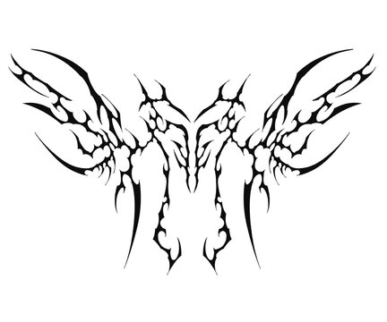 winged waist neotribal