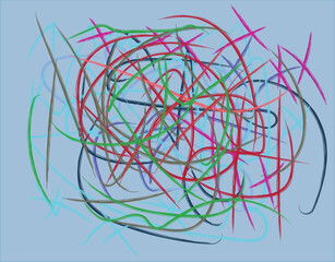 Minimalist vector graphic displaying a simple file icon labeled 'vector file'