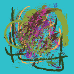 Minimalist vector graphic depicting a simple file icon with the word vector