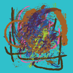 Minimalist label showing the text vector file in clean typography