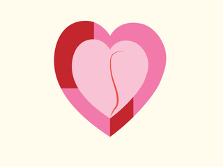 Minimalist icon representing a vector file format