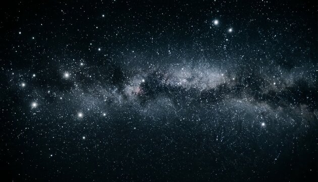 Langit Malam Penuh Bintang dengan Galaksi Bima Sakti