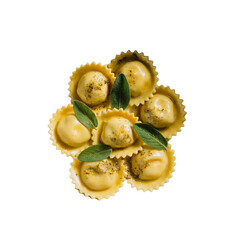 cookies on a white background