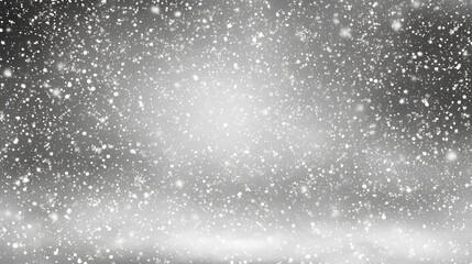 Obraz premium Snow snowfall snowflakes winter overlay white background falling background Stock Illustration