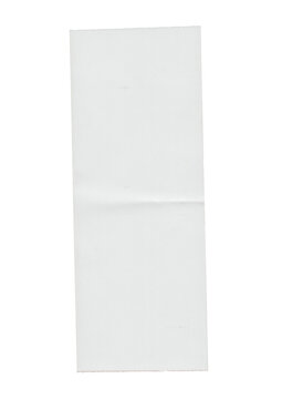 Blank White Receipt Paper for Minimalist Collage