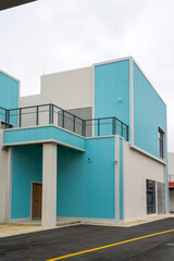 Colorful container iron fa&ccedil;ade building blocks