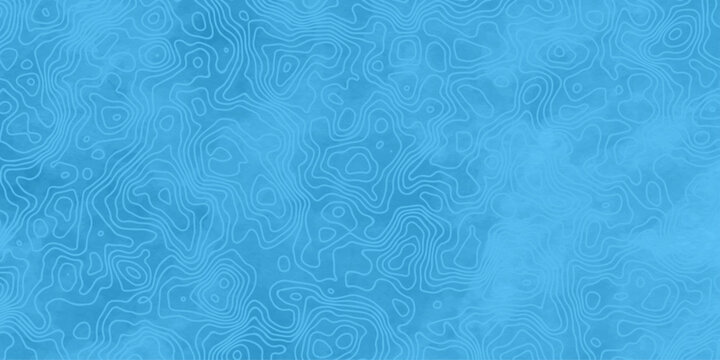 seamless space watercolor map location wave outline topography map diagram. paper counter map. vector hiking landscape geometric grid topo map texture background.