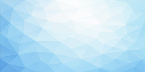 Abstract blue geometric triangle background