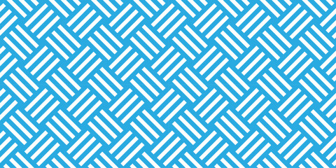 abstract geometric seamless pattern vector blue grid square tile fabric pattern decoration repeating texture background.