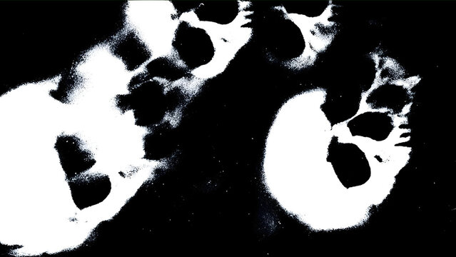 dark skull grunge emo background abstract backdrop pattern wall art gothic texture illustration