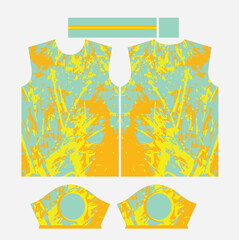Premium Dynamic Abstract Sublimation Jersey Vector Design Template &ndash; Modern Sportswear Graphic Pattern for Custom Athletic Apparel Printing