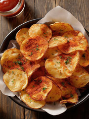 crispy potato chips