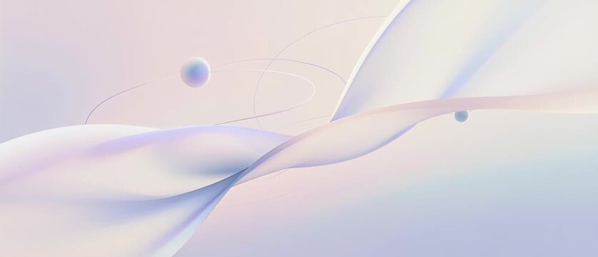 Abstract blue background illustration featuring a clean motion design with flowing vector waves and light curve patterns for a professional business wallpaper backdrop