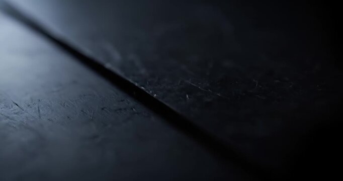 Abstract Dark Black Textured Surface Macro Background
