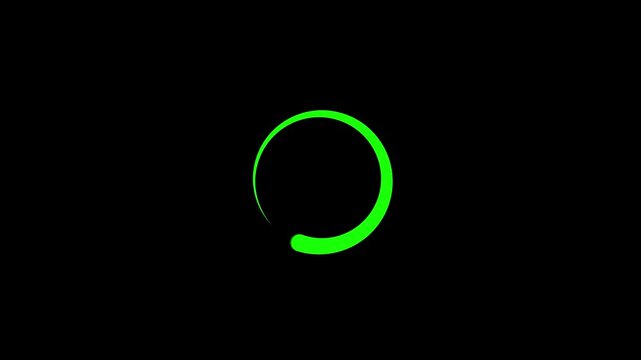 loading spinning load wheel. Waiting for download.animated circle loading gif video icon.