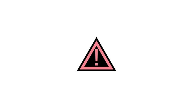 Alert warning sign Exclamation symbol, danger signal icon.danger risk hazard alert road warning sign stop error signal emergency problem issue circle sign.
