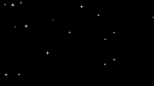 Twinkling stars on black background. Glowing stars sparkle glitter. Starry night sky glowing shinning stars. Glittering twinkle stars.
Stars in sky, starry night blue starlight shine of milky way,