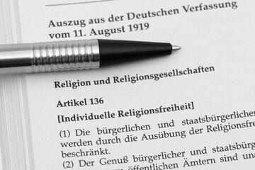 Religionsfreiheit im Grundgesetz