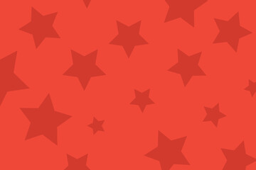red basic star pattern background