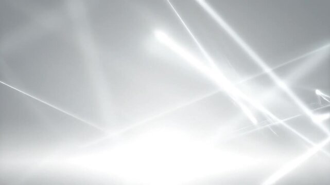 Abstract white light lines create a dynamic futuristic background