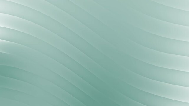 swoosh background with elegant mint green wave patterns and soft gradient lighting for modern design