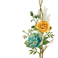 Fototapeta premium bouquet of roses